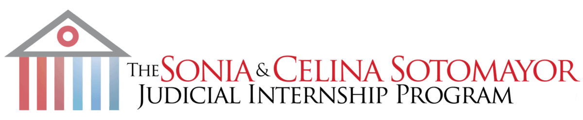 Sonia Celina Sotomayor Judicial Internship Program Logo